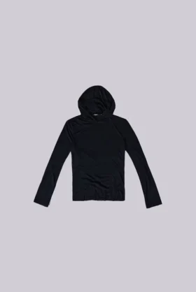 Svart Mist-hoodie