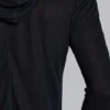 Svart Mist-hoodie