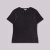 Svart Mist-T-shirt med nitar