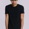 Svart Mist-T-shirt med nitar