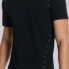 Svart Mist-T-shirt med nitar