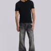 Svart Mist-T-shirt med nitar
