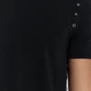Svart Mist-T-shirt med nitar