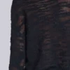 Svart Stray Knit