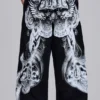 Svarta baggy Monster Joggers
