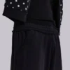 Svarta, baggy Monster Joggers