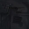 Svarta Beach Cargo-shorts med slitna detaljer