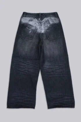 Svarta Falcon XL Colossus Jeans