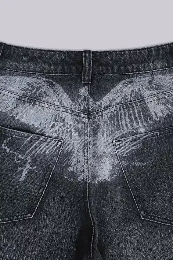 Svarta Falcon XL Colossus Jeans