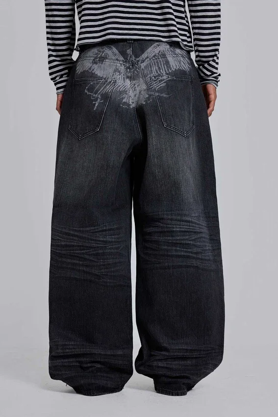Svarta Falcon XL Colossus Jeans