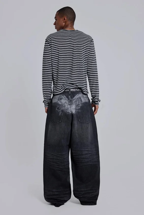 Svarta Falcon XL Colossus Jeans