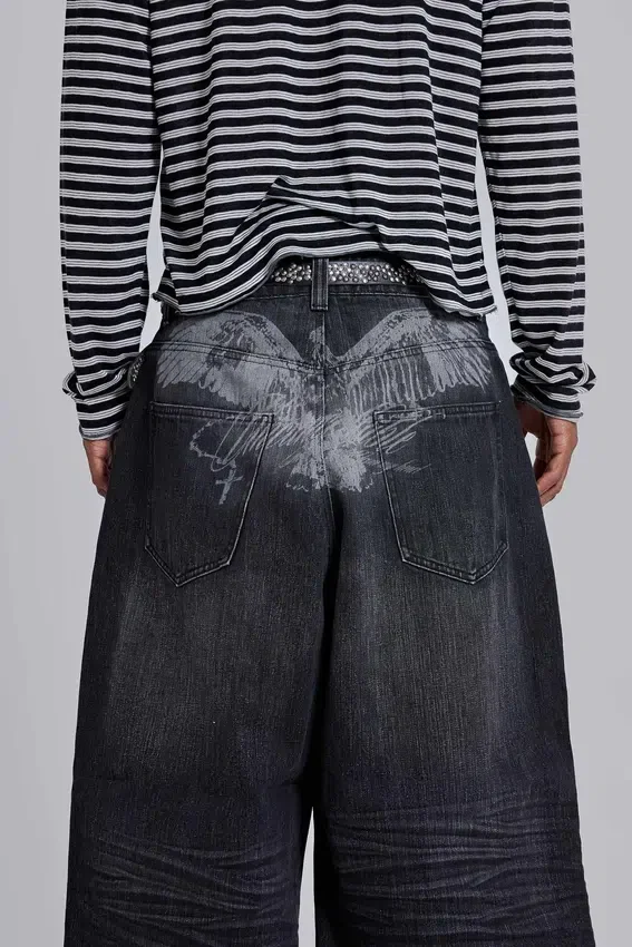 Svarta Falcon XL Colossus Jeans