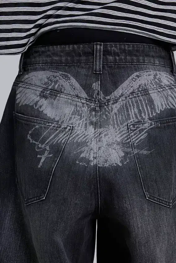 Svarta Falcon XL Colossus Jeans