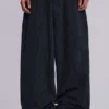 Svarta, finrandiga XL Colossus Jeans