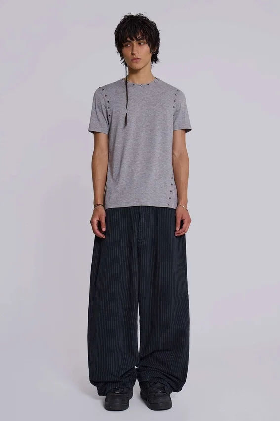 Svarta, finrandiga XL Colossus Jeans