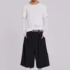 Svarta Goliath-shorts i XL med smala ränder