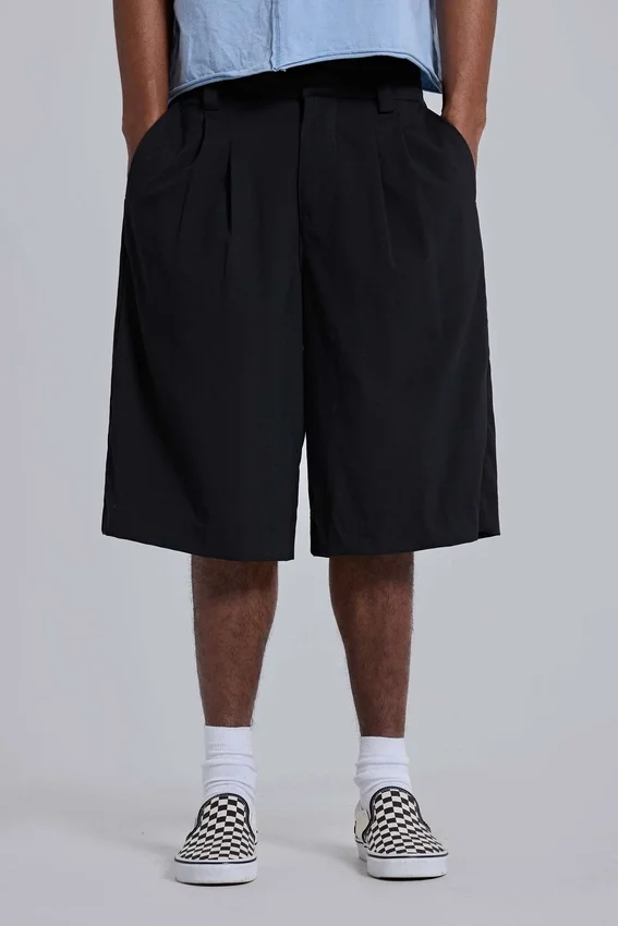 Svarta Goliath Tailored Baggy-shorts