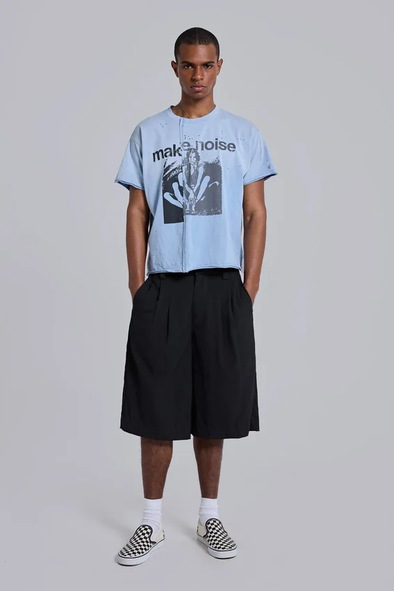 Svarta Goliath Tailored Baggy-shorts