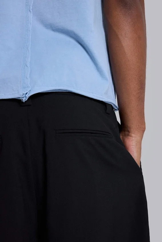 Svarta Goliath Tailored Baggy-shorts