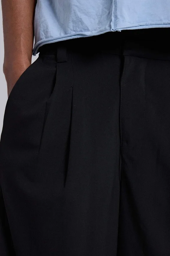 Svarta Goliath Tailored Baggy-shorts