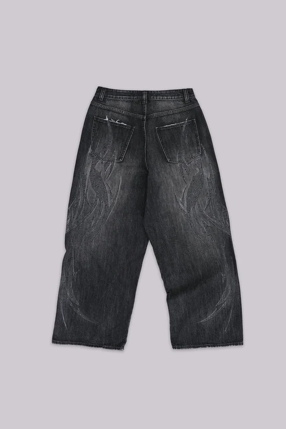 Svarta Jewel Blade XL Colossus Jeans