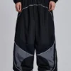 Svarta joggingsbyxor med paneler i Vapor-modell