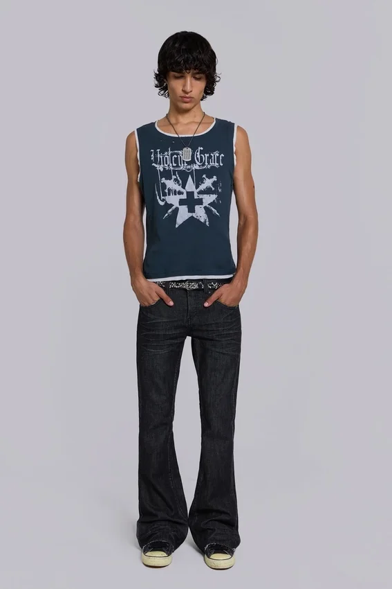 Svarta Jude Bootcut-jeans
