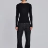 Svarta Jude Bootcut-jeans