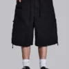 Svarta Parachute Cargo Baggy-shorts