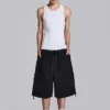 Svarta Parachute Cargo Baggy-shorts