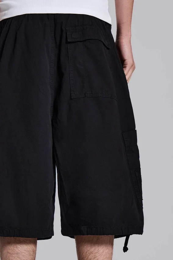 Svarta Parachute Cargo Baggy-shorts