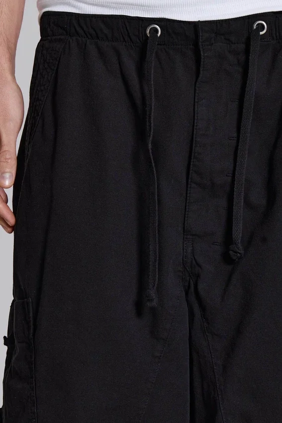 Svarta Parachute Cargo Baggy-shorts