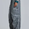Svarta Parachute Pants i oljetvätt