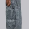 Svarta Parachute Pants i oljetvätt