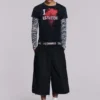 Svarta XL Goliath Shorts med nitar