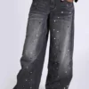 Trixa Colossus Jeans med smyckesnitar