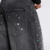Trixa Colossus Jeans med smyckesnitar