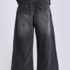 Trixa Colossus Jeans med smyckesnitar