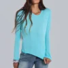 Turquoise Mist långärmad topp