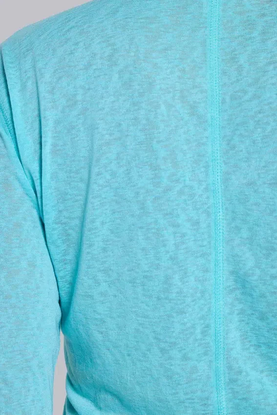 Turquoise Mist långärmad topp