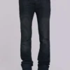 Tvättade svarta Drain-Jeans