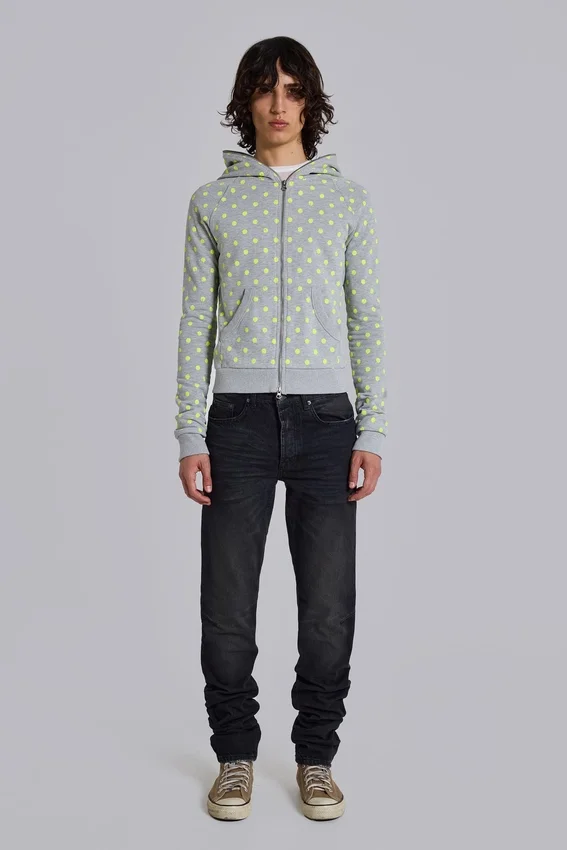 Tvättade svarta Drain-Jeans