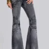 Tvättade svarta Drift-jeans med bootcut