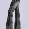 Tvättade svarta Drift-jeans med bootcut