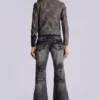 Tvättade svarta Drift-jeans med bootcut