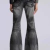 Tvättade svarta Drift-jeans med bootcut
