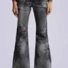 Tvättade svarta Drift-jeans med bootcut