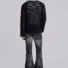 Tvättade svarta Drift-jeans med bootcut