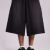 Tvättade svarta Monster Jogger-shorts i baggy-modell