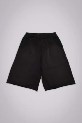 Tvättade svarta Monster Jogger-shorts i baggy-modell